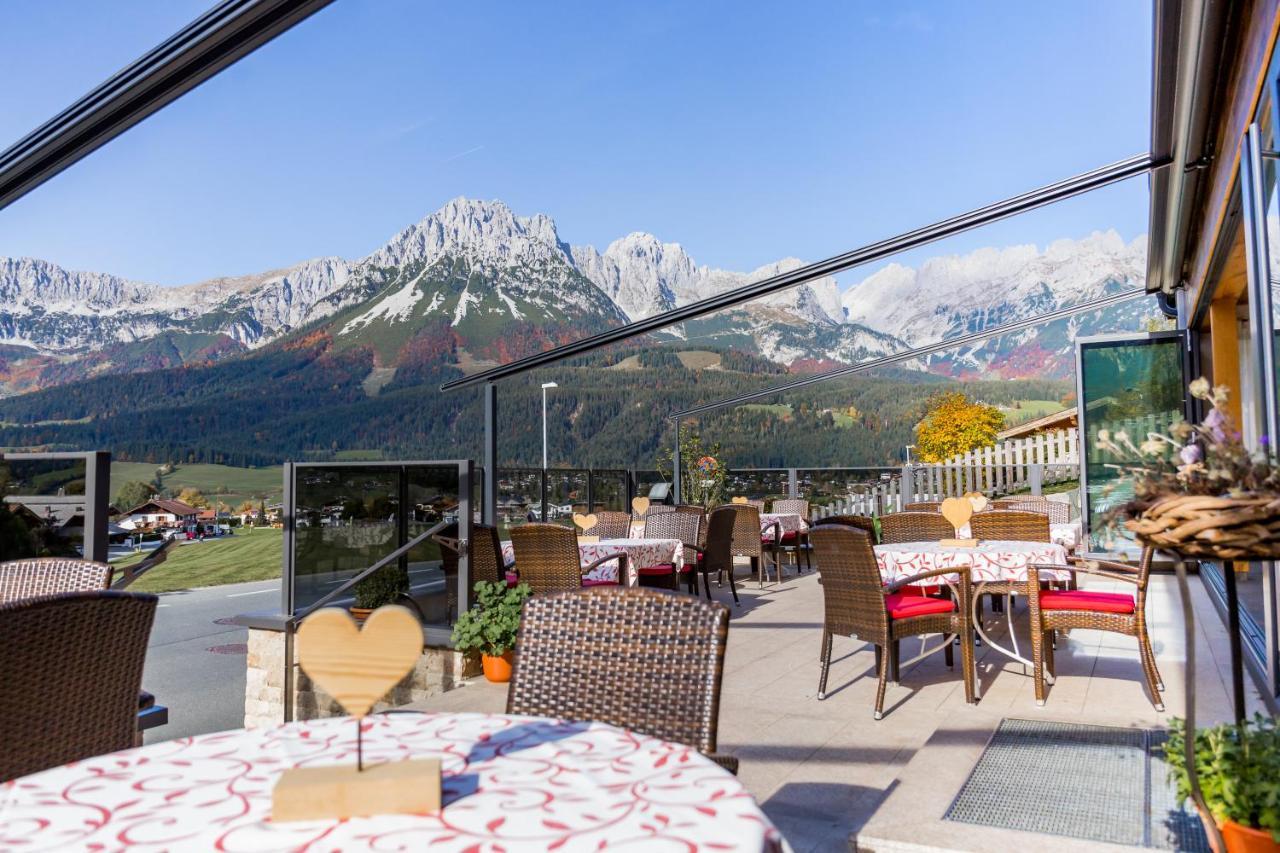 Cafe-Restaurant Bettina Hotel Ellmau Kültér fotó